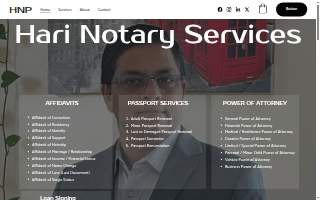 Hari Notary Public of Troy website