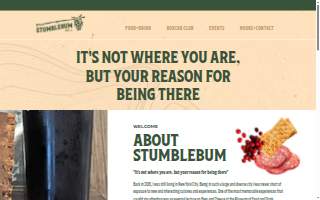 Stumblebum Beer Co. website