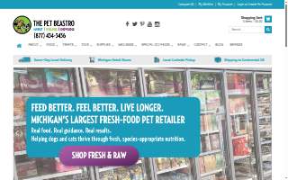 The Pet Beastro website