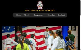 Troy Black Belt Academy website