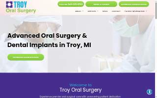 Troy Oral Surgery website