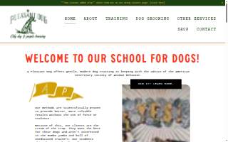 A Pleasant Dog website