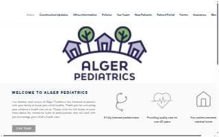 Alger Pediatrics of Walker website