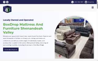BoxDrop Mattress Walker website