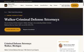 Criminal Defense Attorney Shawn Haff of Walker website