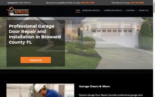 Express Garage Door Repair of Walker website