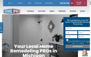 Home Pro MI of Walker website