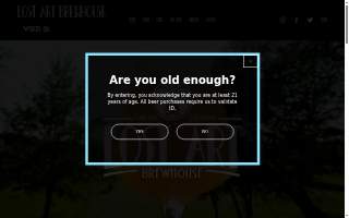 Lost Art Brewhouse website