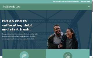 Malinowski Law, PLC of Walker website