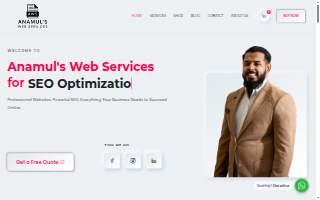 Anamul's Web Services website