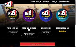 BIG Best In Games website