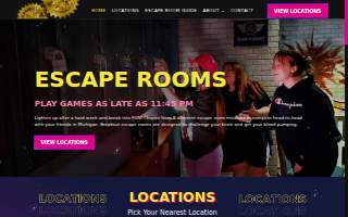 Breakout Escape Rooms Warren website