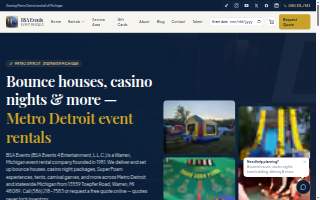 BSA Events 4 Entertainment LLC website