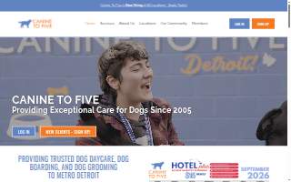 Canine To Five website