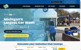 Jax Kar Wash of Warren website
