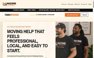 Macomb Movers of Warren website