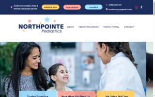 Northpointe Pediatrics, PC of Warren website