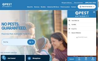 Pest Authority website