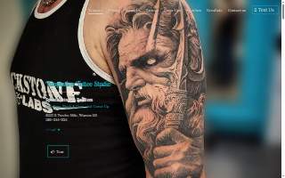 Temptation Tattoo Studio website