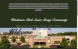 Windemere Park Senior Living Community website