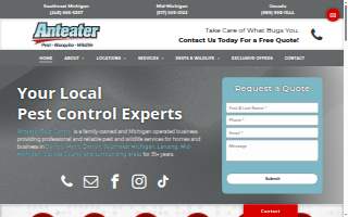 Anteater Pest Control website