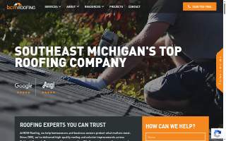 BCM Roofing website