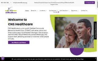 CNS Healthcare website