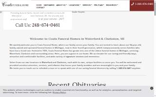 Coats Funeral Home website