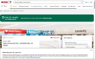 CVS of Waterford website