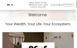Ecos Wealth Advisors website