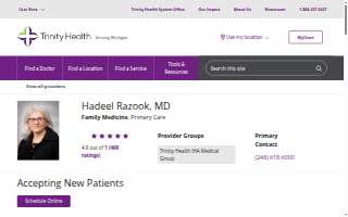 Hadeel Razook, MD website