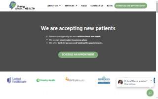 Healing Mental Health website