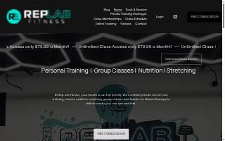 Rep Lab Fitness of Waterford website