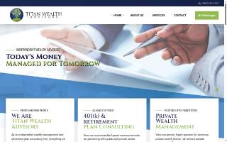 Titan Wealth Advisors of Pontiac website