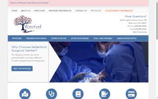Waterford Surgical Center website