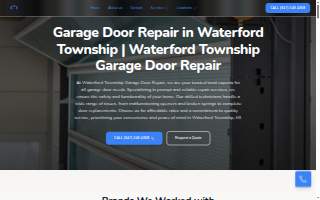 Waterford Township Garage Door Repair website