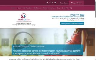 Alliance Obstetrics & Gynecology website