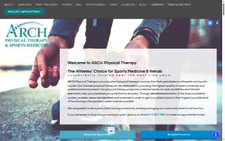 ARCH Physical Therapy and Sports Medicine of Lansing website
