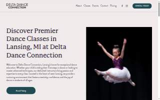 Delta Dance Connection website