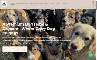 Doggy Daycare & Spa website