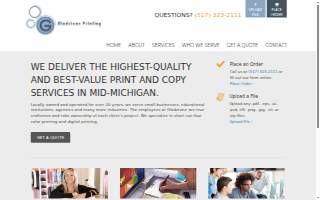 Gladstone Printing website