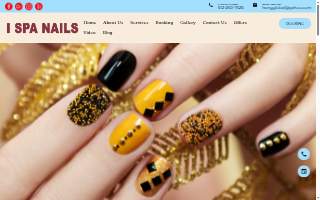I Spa Nails website