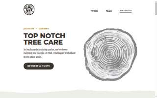 Top Notch Tree Care of Okemos website