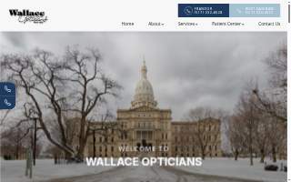 Wallace Opticians website