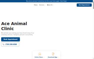 Ace Animal Clinic of Wayne website