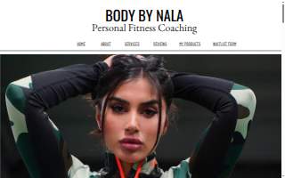 Body By Nala website