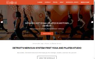 Detroit Yoga Lab website