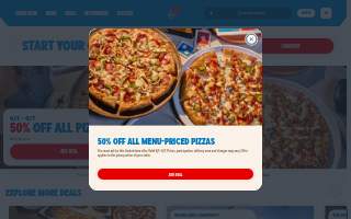 Domino's Pizza of Long Beach website