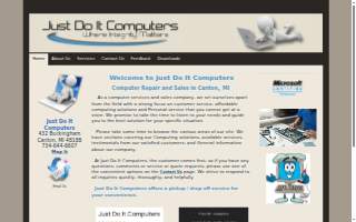 Just Do It Computers of Wayne website