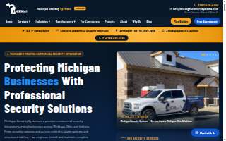 Security Systems Of Michigan website